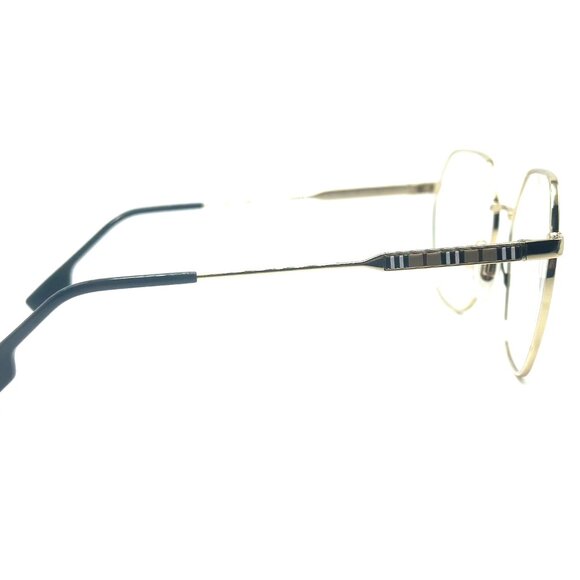 NEW BURBERRY B 1350 1109 Gold Women Eyeglasses 56mm 17 140 - Picture 4 of 10